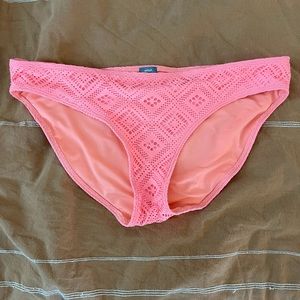 Aerie neon pink swim suit bottoms